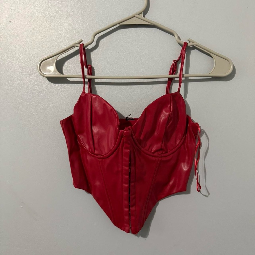 Red Corset Top
